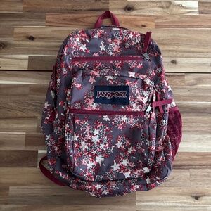 JanSport Big Student Backpack Floral Print